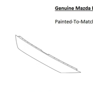 Painted 2025-2026 Mazda CX-70 Mazda CX70 Upper Grille Molding | Genuine OEM