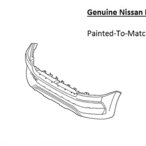 Painted 2025-2026 Nissan Armada Front Bumper | Genuine OEM