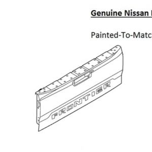 Painted 2025-2026 Nissan Frontier Tailgate | Genuine OEM