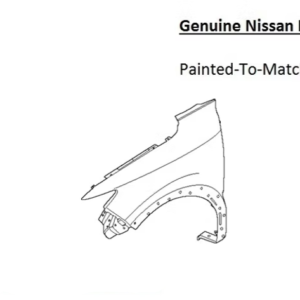 Painted 2025-2026 Nissan Kicks Front Fender | Genuine OEM