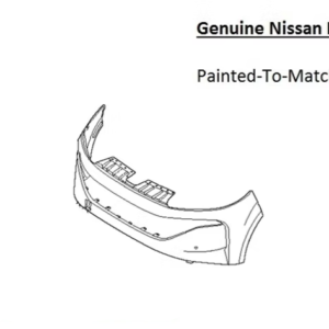 Painted 2025-2026 Nissan Murano Front Bumper | Genuine OEM
