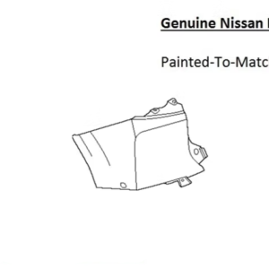 Painted 2025-2026 Nissan Murano Rear Bumper Side Panel | Genuine OEM