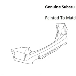 Painted 2025-2026 Subaru Forester Rear Bumper | Genuine OEM