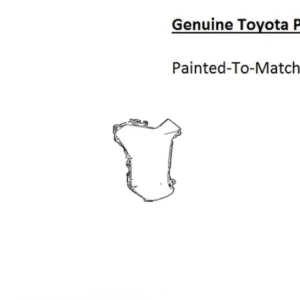 Painted 2025-2026 Toyota 4Runner Front Bumper Extension | Genuine OEM