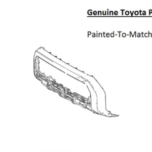 Painted 2025-2026 Toyota 4Runner Front Bumper | Genuine OEM