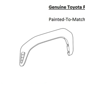 Painted 2025-2026 Toyota 4Runner Front Fender Flare | Genuine OEM
