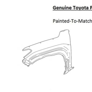 Painted 2025-2026 Toyota 4Runner Front Fender | Genuine OEM