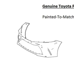 Painted 2025-2026 Toyota Camry Front Bumper | Genuine OEM