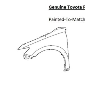 Painted 2025-2026 Toyota Camry Front Fender | Genuine OEM