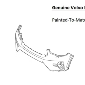Painted 2025-2026 Volvo EC40 Front Bumper | Genuine OEM