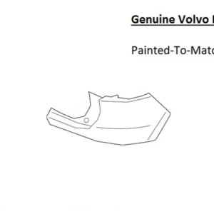 Painted 2025-2026 Volvo EX40 Rear Bumper Side Panel | Genuine OEM