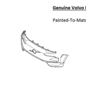 Painted 2025 Volvo EX30 Front Bumper | Genuine OEM