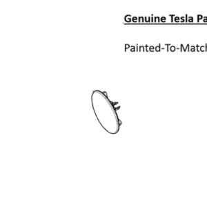 Painted 2026 Tesla Model Y Front Tow Hook Cover | Genuine OEM