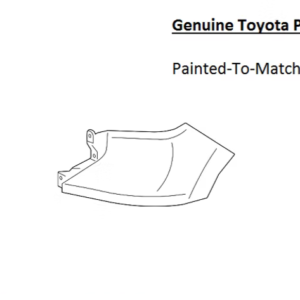 Painted 2014-2021 Toyota Tundra Front Fender Extension | Genuine OEM