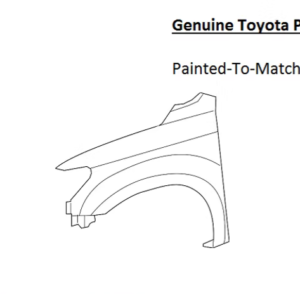 Painted 2014-2021 Toyota Tundra Front Fender | Genuine OEM