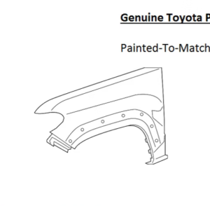 Painted 2016-2023 Toyota Tacoma Front Fender | Genuine OEM