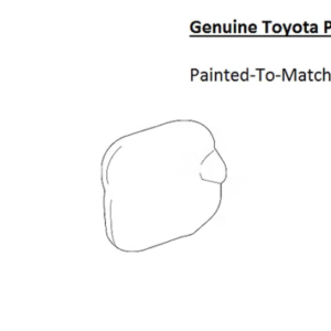 Painted 2016-2023 Toyota Tacoma Fuel Door | Genuine OEM