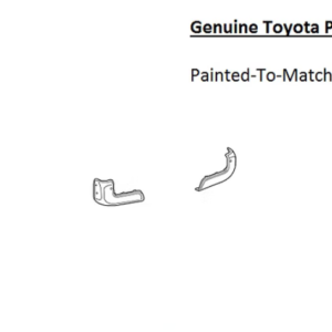 Painted 2016-2023 Toyota Tacoma Rear Bumper Caps | Genuine OEM