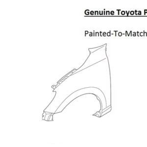 Painted 2019-2020 Toyota Yaris Front Fender | Genuine OEM
