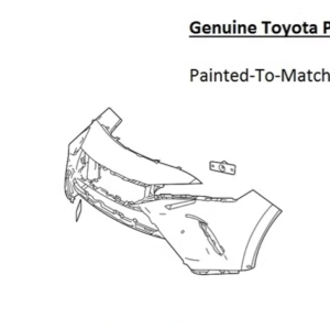 Painted 2021-2024 Toyota Venza Front Bumper | Genuine OEM