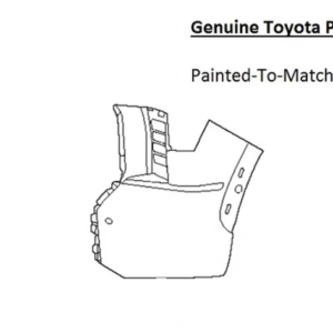 Painted 2022-2026 Toyota Tundra Front Bumper Extension | Genuine OEM