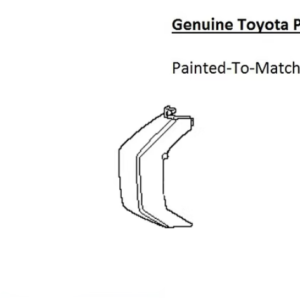 Painted 2022-2026 Toyota Tundra Front Bumper Molding | Genuine OEM