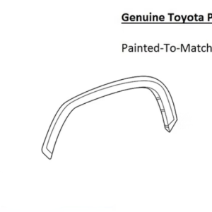 Painted 2022-2026 Toyota Tundra Front Fender Flare | Genuine OEM