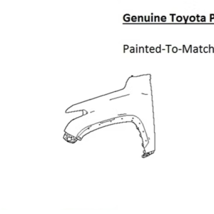 Painted 2022-2026 Toyota Tundra Front Fender | Genuine OEM