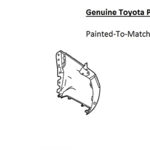 Painted 2022-2026 Toyota Tundra Rear Bumper Extension | Genuine OEM
