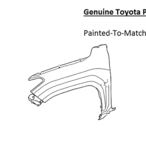Painted 2024-2026 Toyota Tacoma Front Fender | Genuine OEM